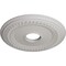 Ekena Millwork Classic Ceiling Medallion (Fits Canopies up to 12 3/4"), 18 5/8"OD 4"ID x 1 1/8"P, Ultra Pure White CM19CLUWF - alternate 3